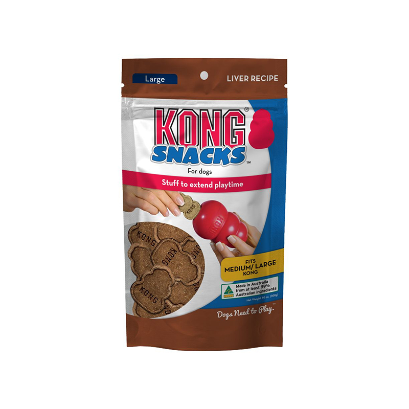 Buy Kong Snacks for Dogs Liver Recipe Large 300g Online